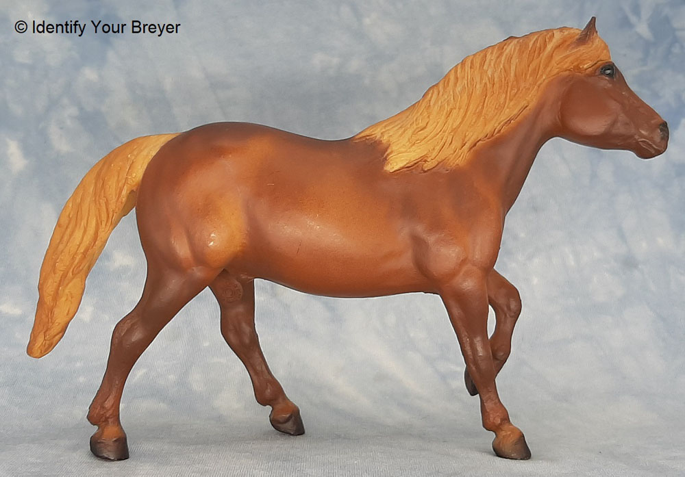 Details about   Breyer #711164 Buckaroo Chincoteague Pony Chestnut Haflinger Breyerfest 2013 SR 