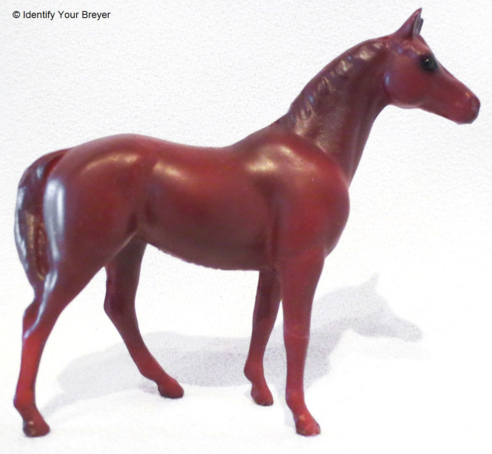 Breyer #497092 Liver Chestnut Belgian From Sears Holiday Catalog 2,250 Made 