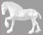Paint & Play Clydesdale Horse